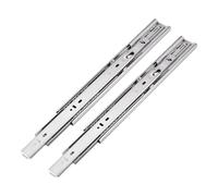 Drawer Track Guide - Stainless Steel Cabinet Runner, Ball Bearing Rail System | Soft Closing Furniture Slider, Silent Wardrobe Channel Mechanism, Heavy Duty 35kg Load Support Hardware, Available 10 12