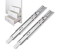 Drawer Track, Metal Drawer Slide, Ball Bearing Drawer Slide, Heavy Duty Drawer Slides, Metal Rails Track Guide, Gabinete Drawer Slide, Heavy Duty Load Capacidad Drawer Slide, Drawer Track Guide