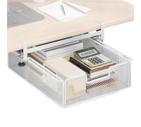 Drawers For Under Desk 1300g No Drilling Slide-Out Storage Container