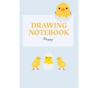 Drawing: A drawing notebook for children, white pages that are ideal for drawing with crayons, markers, pencils