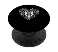 Drawing Art German Shepherd Coffee GSD PopSockets PopGrip Adhesivo