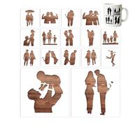 Drawing Art Templates Come With 16 Pieces For All Your DIY Creation Needs.