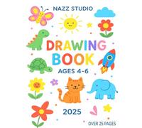 Drawing Book for Kids Ages 4-6: Cute + simple shapes (not too realistic, easy for kids to color)