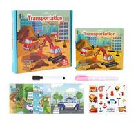 Drawing Book - Watercolor Activity Toy, Reusable Beginner Workbook And Educational Painting Book | Creative Learning Tool, Interactive Art Pad And Coloring Practice For Home, School, Classroom