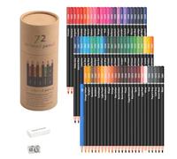 Drawing Colored Pencils Students Drawing Pencils Multifunctional Colored Pencils Artist Pencils Set Soft Core Sketching Artist Drawing Tools 72-Color Soft Core Colored Pencils for Artists & Students
