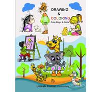 DRAWING & COLORING BOOK By CARTOON TRIP: A Fun & Relaxing Drawing & Coloring Book for Creative Children Ages 4 - 18. Easy and adorable Characters to ... Drawing and Coloring Series for Children)