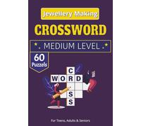 Drawing Crossword Puzzle Book: The Jeweler’s Crossword: 60+ Puzzles for Makers & Beaders | Compact 6x9 Gift Book