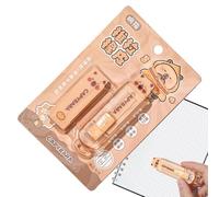Drawing Erasers, Capybara Pencil Eraser, Retractable School Supplies, 3.54x0.98 inches, Fun Animal Design, Easy Grip for Small Hands, Ideal for Classroom Kindergarten Students