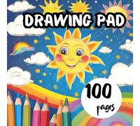 Drawing pad for kids and toddlers: Art White Blank Paper For Painting, Doodling, Writing & Sketching: 100 pages (8.5" x 8.5")