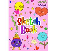 Drawing Pad For Kids: Blank Paper Sketch Book for Drawing Practice. 120 Pages 8.5 x 11 Large Sketchbook for Kids Ages 4-12. Notebook For Sketching, ... Pink Cover with Awesome Kid's Doodles.
