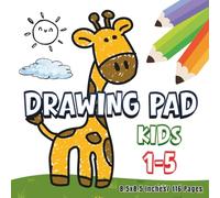 Drawing Pad for Toddler Ages 1-5: Cute Sketchbook with Doodles to Color, Tracing, Maze & Shadow Matching - Early Learning Gift Idea for Boys & Girls.
