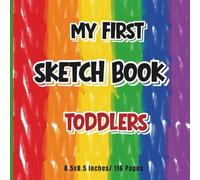 Drawing Pad for Toddler Ages 1-5: Cute Sketchbook with Doodles to Color, Tracing, Maze & Shadow Matching - Early Learning Gift Idea for Boys & Girls