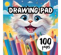 Drawing Pad For Toddlers 1-3: Square Blank Paper Journal For Drawing, Doodling, Writing & Sketching: Large Drawing Book 100