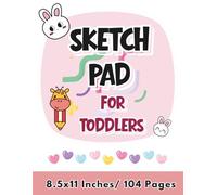 Drawing pad for toddlers: Blank Paper for Drawing writing and painting suitable for toddlers and children ages 2-5 years old, 104 pages, Size8.5"x11" ... use as an activity book to carry anywhere)