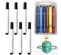 Drawing Robot Pen - 18 Pieces Educational Writing Tools for Kids | Smooth Paint Accessories with Creative Ink Flow, Replacement Machine Pens & Artistic Learning Supplies for Boys, Girls, Preschool, Ki