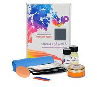 DrawndPaint Touch Up Paint para automóviles, reparación de arañazos, kit de eliminación de arañazos, cepillo, compatible con Hyundai Exact Match Color Steel Blue Met - U7