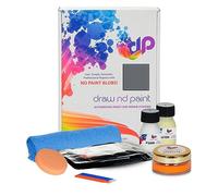 DrawndPaint Touch Up Paint para automóviles, reparación de arañazos, kit de eliminación de arañazos, cepillo, compatible con Hyundai Exact Match Color Summit Grey Met - Yt3