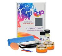 DrawndPaint Touch Up Paint para automóviles, reparación de arañazos, kit de eliminación de arañazos, cepillo, compatible con Hyundai Exact Match Color Neutral Grey Met - Nt
