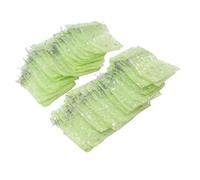 Drawstring Sheer Mesh Bag, 50PCS Exquisite Star Pattern Pattern Transparent Small Size Jewelry Gift Bag for Wedding Church Decoration Favor Christmas (Verde claro)