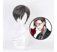 DRB Division Rap Battle Hypnosis MIC Rabbit JYUTO IRUMA Short Wig Cosplay Costume Men Heat Resistant Synthetic Hair Wigs KUQX6197