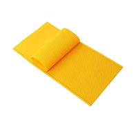 DRBAPQLXD Apicultura Silicona Cera de Abejas Molde Tipo Panal Cera Flexible for máquina Hojas de Base Prensa Cera en Relieve for Abejas Apicultor 2 uds(Yellow)
