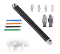 Drbrrly 2026 New Pro Offset Extension Wrench, 15.4 Inch Heavy Duty Carbon Tight Reach Extension Wrench with 1/4", 3/8", 1/2" Square Drive Adapter, for Automotive Repair (Black)