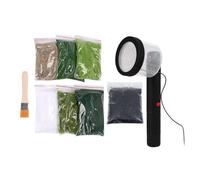 drburpily 9 Uds aplicador de césped estático Kits de proyectos Bricolaje máquina Flocado electrostático F, Estilo A