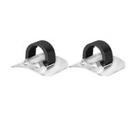 drburpily Abrazaderas para bicicletas C-Clips, hebilla de fijación, firme, segura, fácil instalación, aleación de aluminio duradera, organización confiable de cables,