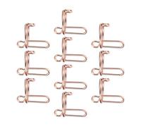 drburpily Anillos de moda para uñas, no se deslustran, tamaño ajustable, diario, regalo para amigas que aman los accesorios únicos, sin adhesivo, extraíbles, oro rosa