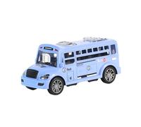 drburpily Autobús Escolar Innovador con Puertas Que se abren, Juego de conducción por inercia, Divertido Regalo para Adolescentes y niños pequeños, Azul, 13 x 5.5 x 6 cm