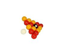 drburpily Bolas de Billar de Resina Redondas, Funcionamiento Suave, Accesorios Profesionales de Billar excepcionales, Juguetes de para niños y Jugadores, Accesorios para mesas de