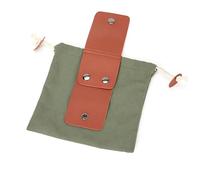 drburpily Bolsa para Recoger Frutas con cordón, Almacenamiento práctico y Elegante, Bolsa de Lona para Manualidades en la Jungla, Bolsa portátil para forrajeo al Aire Libre, Duradera, Verde