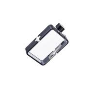 drburpily Botella de agua plana de gran capacidad para deportes, forma cuadrada, para actividades al aire libre, con boca redonda, para niños y adultos, ideal para deportes acuáticos, portátil.