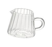 drburpily Cafetera de vidrio vertido a mano, tetera única con rayas japonesas, ideal para el hogar, la oficina o la cafetería, una opción de regalo, Estilo A