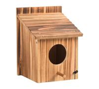 drburpily Caja de para Madera para pájaros con Ventana, Lugar cálido y Protegido, diseñada cuidadosamente para Que los pájaros pequeños tengan un Espacio Seguro y Acogedor.