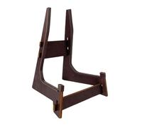 drburpily Elegante soporte de exhibición de laúd Para madera, instalación rápida, base antideslizante, portátil, para amantes la música en casa, simplemente cruce el soporte guitarra con otro