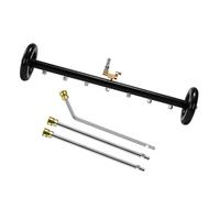 drburpily Escoba de Agua para Limpiador de Tren Aterrizaje presión Accesorio hidrolavadora 24 Pulgadas con Varillas extensión Escoba Agua para Limpiador Tren Aterrizaje