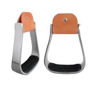 drburpily Estribos de Moda para Montar a Caballo, Antideslizantes, de Resistencia para una Experiencia equina cómoda, pulidos a Mano para un Acabado Elegante, Ligeros, para
