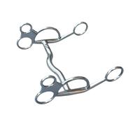 drburpily Filete para Caballo con un Acabado Hermoso Que Garantiza Comodidad y Control. Entrenamiento Ecuestre. La Barra de la mejilla Mide 17 cm de Largo. El tamaño se Adapta