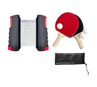 drburpily Juego Completo de paletas de Tenis de Colección Completa. Mangos ergonómicos para un Agarre cómodo Que Aumenta el Disfrute del Juego. Raquetas y Pelotas con Estuche, Negro