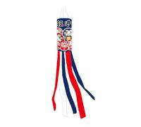 drburpily Manga de viento para barra de sushi, estilo japonés, banderas creativas, ligera, con forma carpa japonesa 13 cm diámetro, ideal decoración colgante, h, 13x100cm