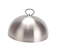 drburpily Plancha de acero inoxidable con tapa para cocinar al vapor, ideal para hamburguesas, sándwiches y filetes (14 cm x 7 cm, estilo C), Estilo B, 14 x 7