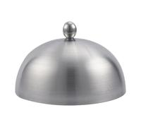 drburpily Plancha de acero inoxidable con tapa para cocinar al vapor, ideal para hamburguesas, sándwiches y filetes (14 cm x 7 cm, estilo C), Estilo C, 14x7