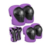 drburpily Protectores de patineta para niños, patinaje, escalada en roca, imprescindibles para la seguridad durante emocionantes actividades al aire libre y deportes, rodilleras, muñequeras, fútbol y