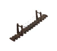 drburpily Puente de Resina para Acuario, decoración,marrón Oscuro,L