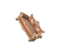 drburpily Rascador artístico para Gatos, sofá de cartón, diseñado para imitar Camas acogedoras y a la Vez Proporcionar un Divertido Momento de Juego. Almohadillas para rascar