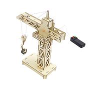 drburpily Rompecabezas de para Madera, Modelo de grúa construcción DIY, Juego Educativo Stem Que Mejora la Creatividad y Las Habilidades prácticas en el Entorno Aprendizaje los niños, Modelo
