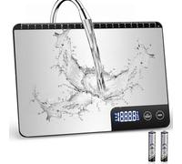 Drcowu Báscula Cocina Digital 15kg, Precisión 1g, Pantalla LCD, 3 Tiempos de Apagado (3, 10, 60 Min), Bascula Comida con Función Tara, Ideal para Alimentos y Comida, Uso Doméstico en Gramos y Onzas