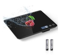 Drcowu Báscula Digital Cocina 15kg, Precisión 1g, Pantalla LCD, 3 Tiempos Apagado (3/10/60 Min), Función Tara, Pesa Alimentos en Gramos y Onzas, Ideal para Hogar, Cocina y Repostería