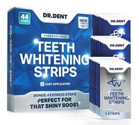 DRDENT Professional Teeth Whitening Strips - Pack of 44 Strip - 22 Treatments Kit - Safe for Enamel - Non Sensitive Teeth Whitening - Whitening Without Any Harm + Mouth Opener Included